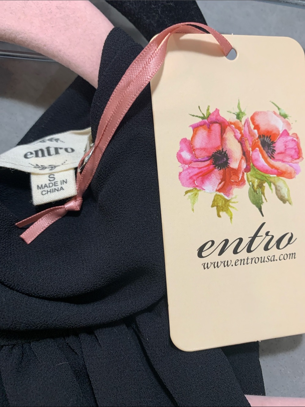 entro Black Sleeveless Gathered Skirt Dress